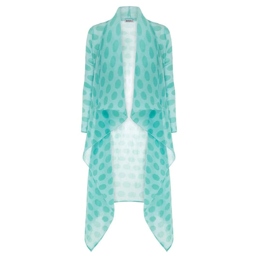 Alquema - Collare Coat LAGOON ELLIPTICAL - Pinkhill - Alquema - coat, lagoon - Darwin boutique - Australian fashion design - Darwin Fashion - Australian Fashion Designer - Australian Fashion Designer Brands - Australian Fashion Design Coats & Jackets