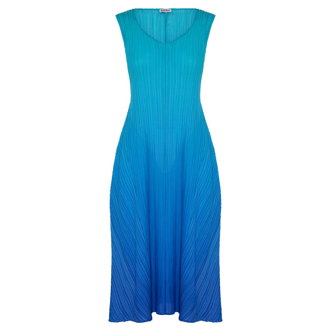 Alquema - Long Estrella Dress - Blue Bird to Dazzling Blue - Alquema - Pinkhill - darwin fashion - darwin boutique
