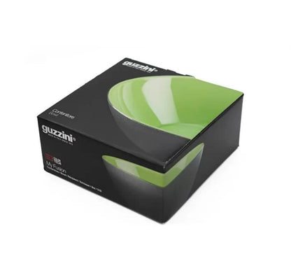 BOWL "My Fusion" 25 cm Kiwi/White/Black - Pinkhill - Guzzini -  - Darwin boutique - Australian fashion design - Darwin Fashion - Australian Fashion Designer - Australian Fashion Designer Brands - Australian Fashion Design Bowl