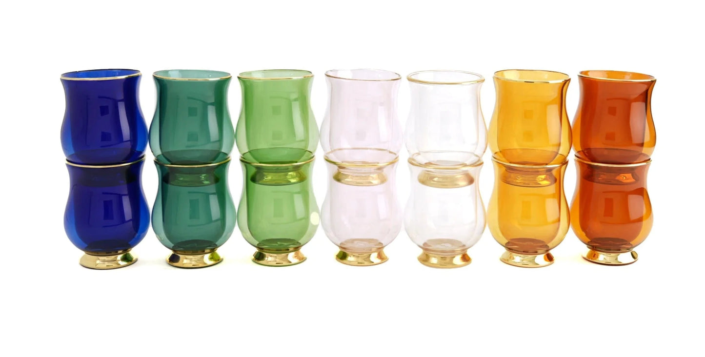 Double Wall Latte Glasses – Teal – Set of 2 - Pinkhill - LyndalT - teacup - Darwin boutique - Australian fashion design - Darwin Fashion - Australian Fashion Designer - Australian Fashion Designer Brands - Australian Fashion Design Glasses