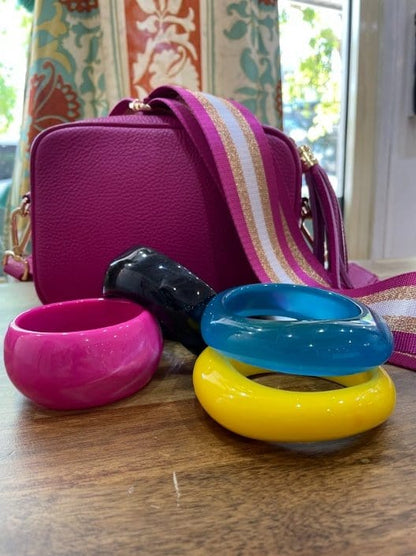 Acrylic Bangle - Brown - Pinkhill - Pinkhill -  - Darwin boutique - Australian fashion design - Darwin Fashion - Australian Fashion Designer - Australian Fashion Designer Brands - Australian Fashion Design Bangle